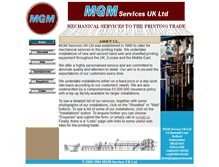 Tablet Screenshot of mgmservices.com